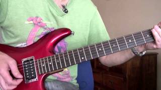 Video thumbnail of "Bon Jovi - Bed of Roses solo lesson"