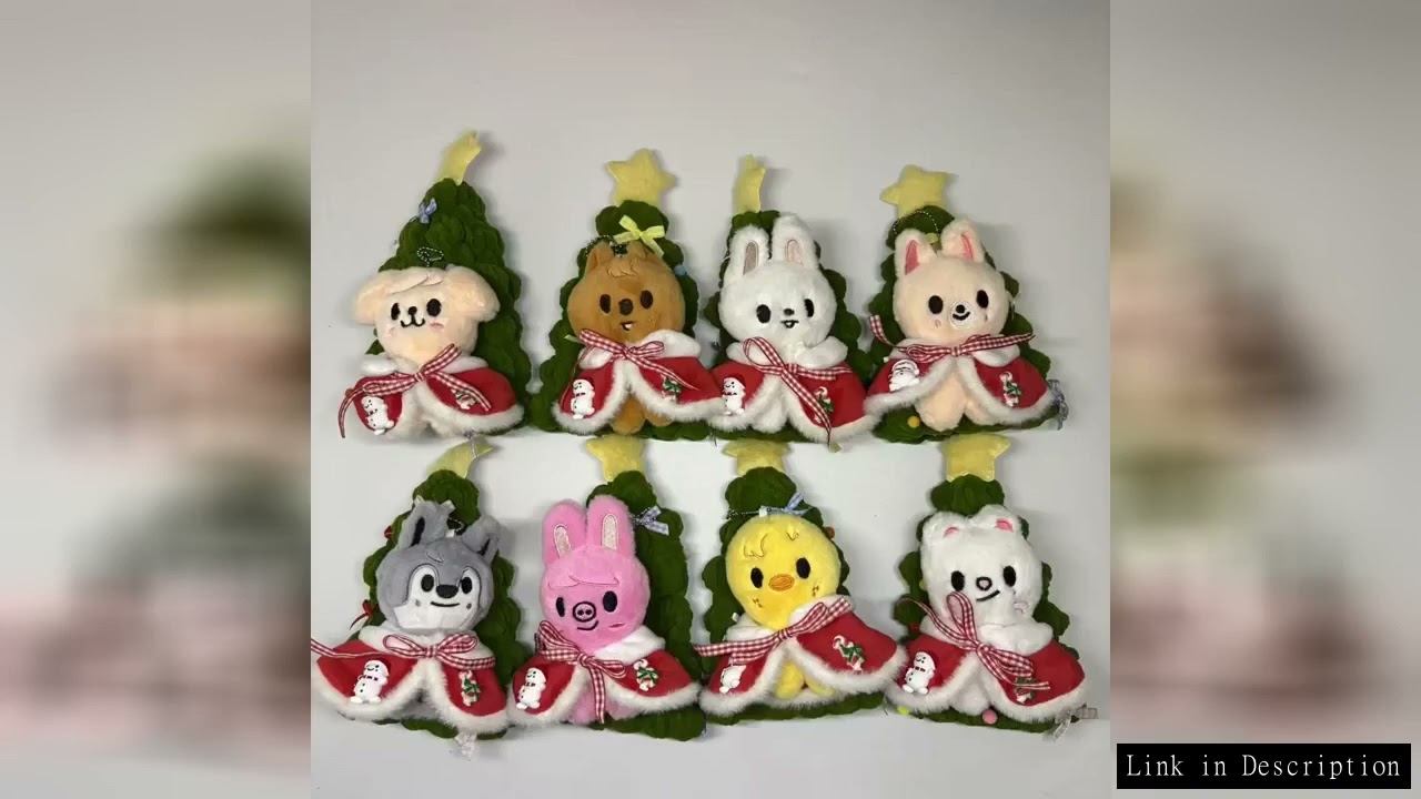 SKZOO Stray Kids Keychain SKZ Christmas Snowman Red Cloak with Unique Personality Kawaii Children Ad