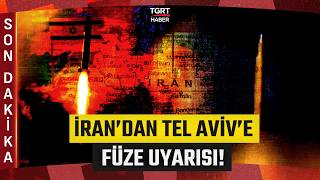 #SONDAKİKA | İran'dan İsrail'e Yoğun Misilleme Saldırısı! Tel Aviv İçin Füze Uyarısı Yapıldı