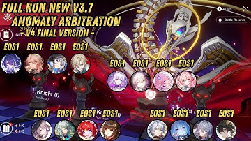 Full Run All Stage Knight I-II-III And King in Check Aquila 60M HP | Anomaly Arbitration 3.7