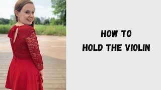How To Hold The Violin l Suzuki Violin Teacher