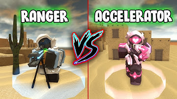 RANGER VS ACCELERATOR | Tower Defense Simulator | ROBLOX