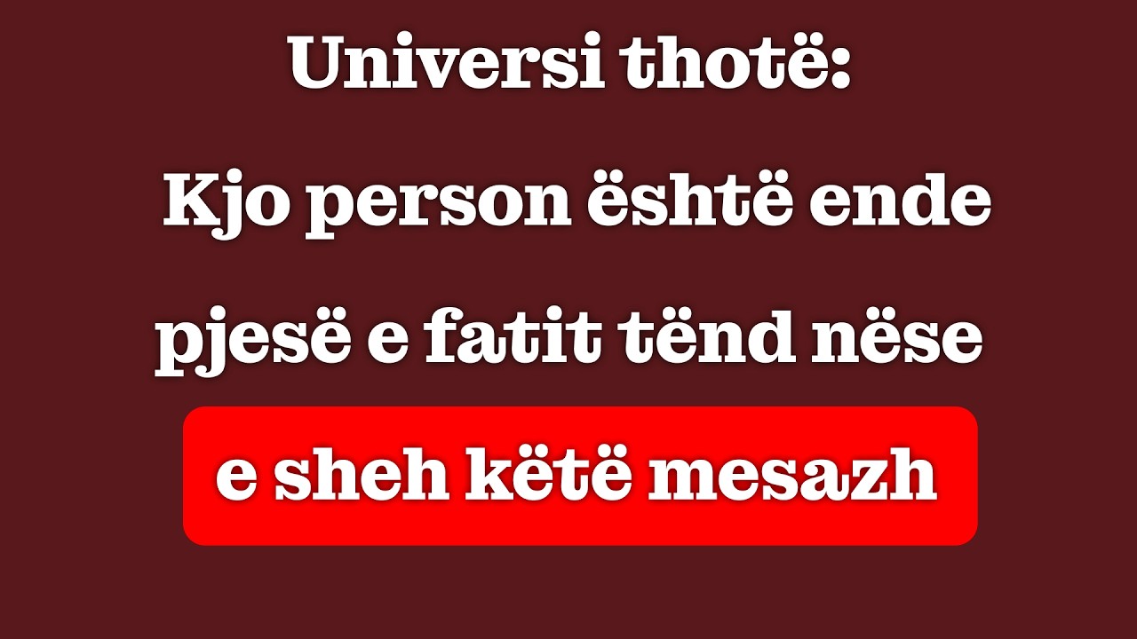 Universi thotë: Ky person është ende pjesë e fatit tënd | Carl Jung