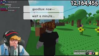 Kreekcraft Reacts To The Oh Hell Nah On Roblox Again