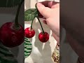 Raz Eric Cortina 5" Cherry Cheer Glass Christmas Ornament 4653226