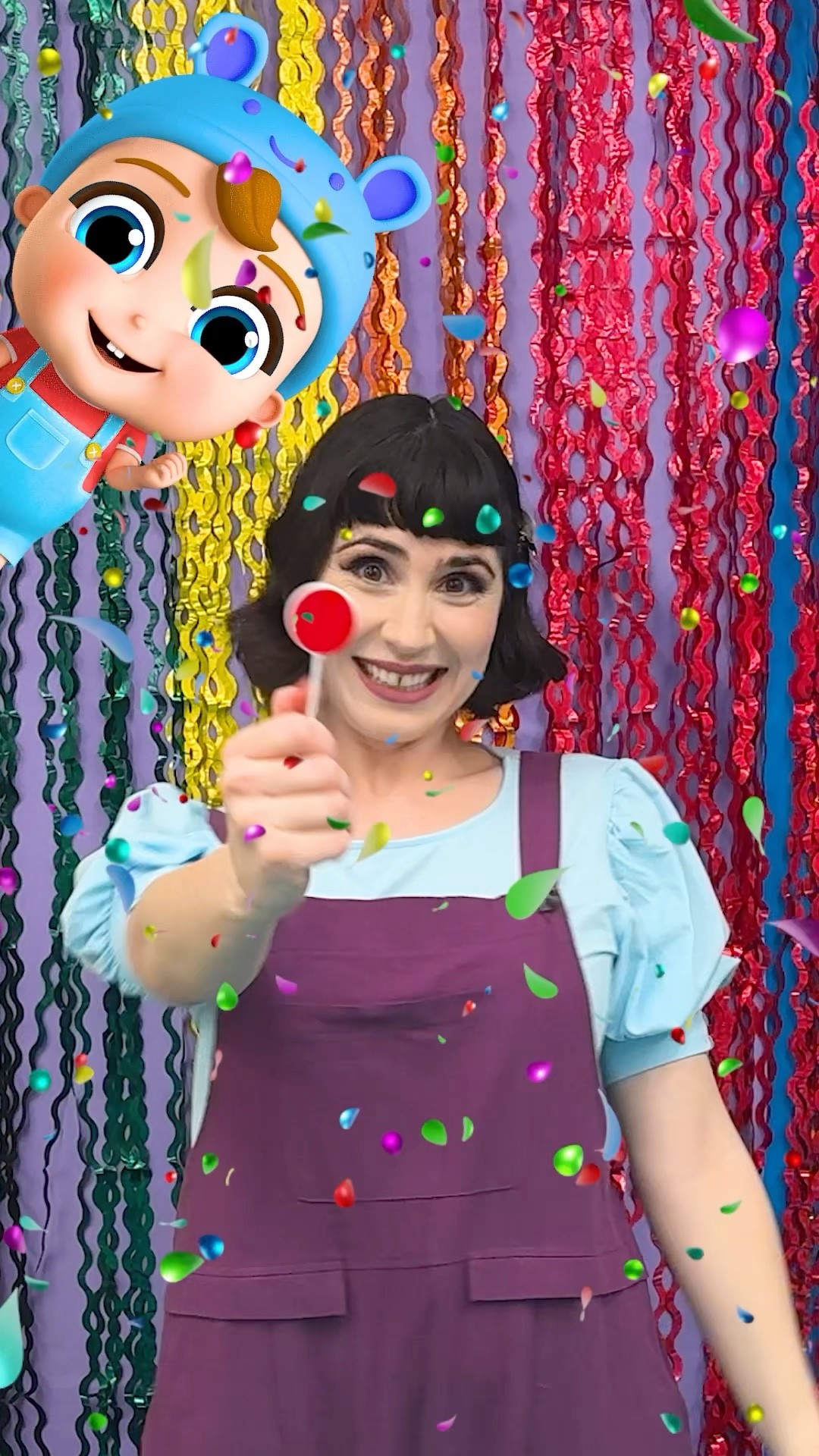 Magical LOLLIPOP trick with baby John?? Which color next? #babyjohn #nurseryrhymes #kids #magic