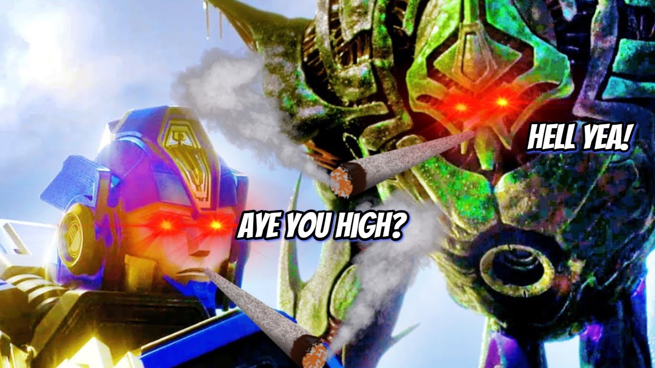 Sentinel Prime sells weed to the Quintessons