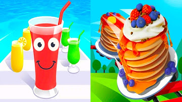 Juice Run vs Pancake Run - All Level SpeedRun Gameplay Android iOS Gameplay #15