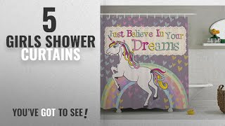 Top 10 Girls Shower Curtains [2018]: Teen Girls Decor Shower Curtain by Ambesonne, Unicorn With screenshot 5