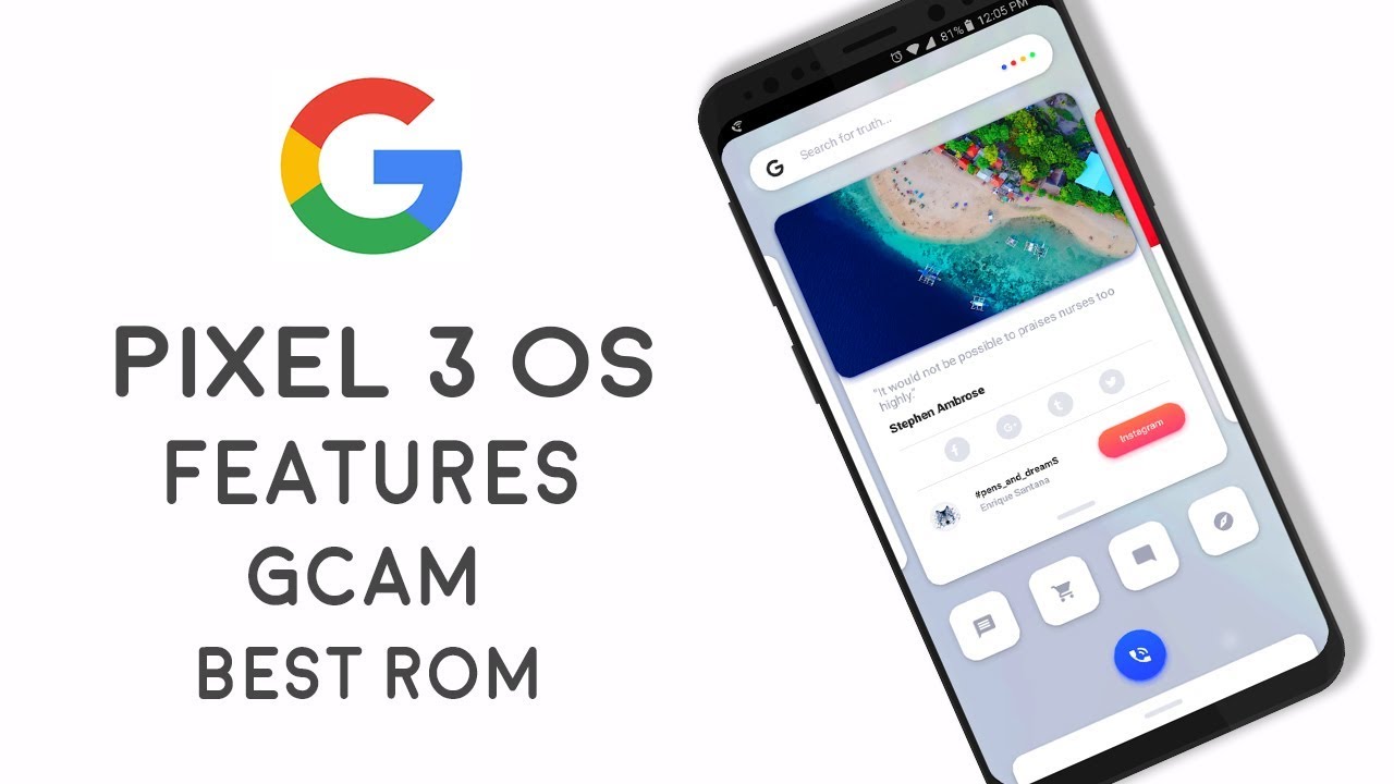 Pixel 3 OS - Pure Pixel Pie - Treskmod Rom
