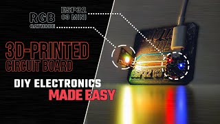Fun for Everyone: Easy 3D-Printed PCBs for All Ages & Skills
