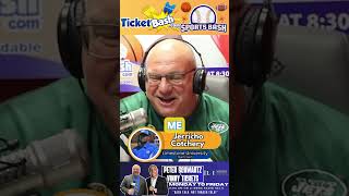 Peter wearing Jerricho Cotchery Jersey #jetsnation  #nfl