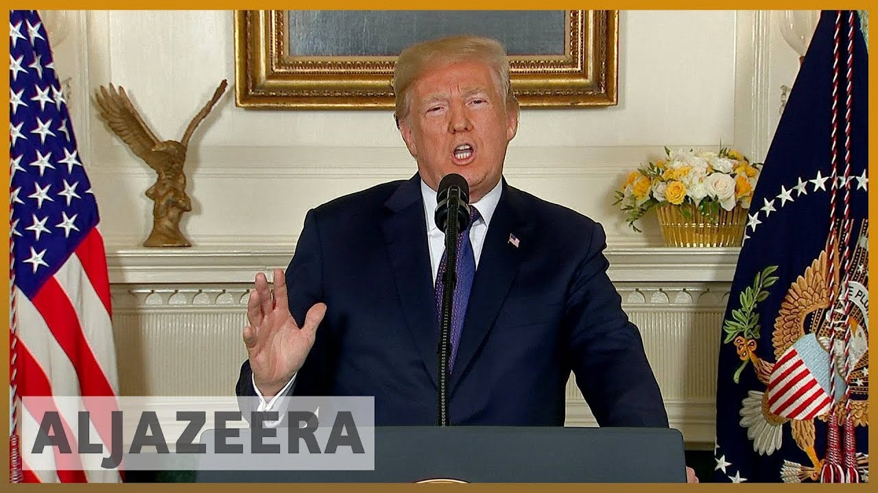 🇸🇾 الولايات المتحدة وحلفاؤها يضربون مواقع أسلحة كيميائية في سوريا | الجزيرة الإنجليزية