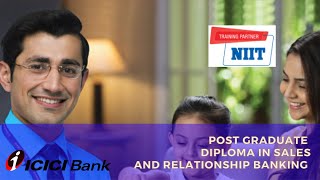 Post Graduate Diploma in Sales and Relationship Banking: PGDSRB  NIIT Jaipur Banking course
