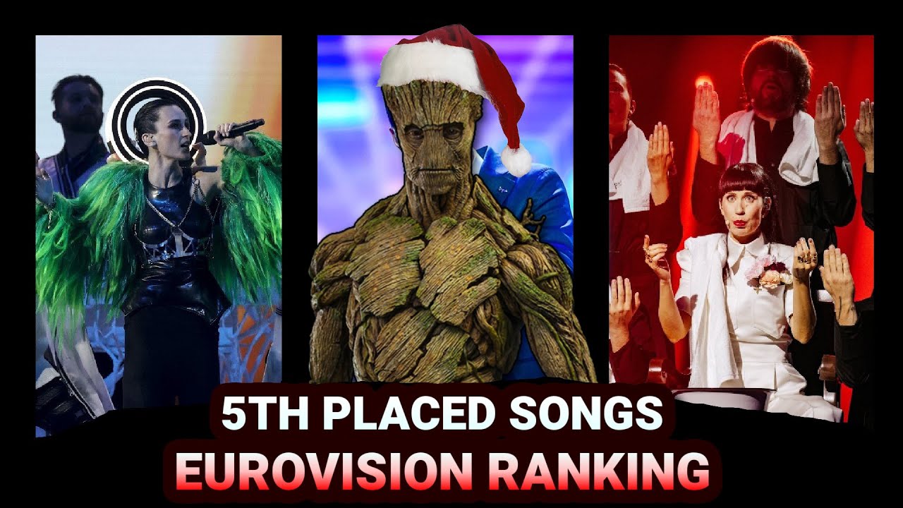 Рейтинг всех песен, занявших 5-е место на Евровидении с 2000 по 2025 год.