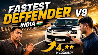 Fastest Defender In India? 😱 | Without Tuning | 0-100 in 4.**|| Ajju0008