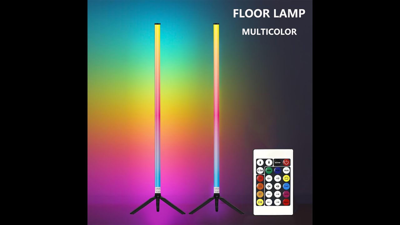 USB Powered LED Corner Floor Lamp