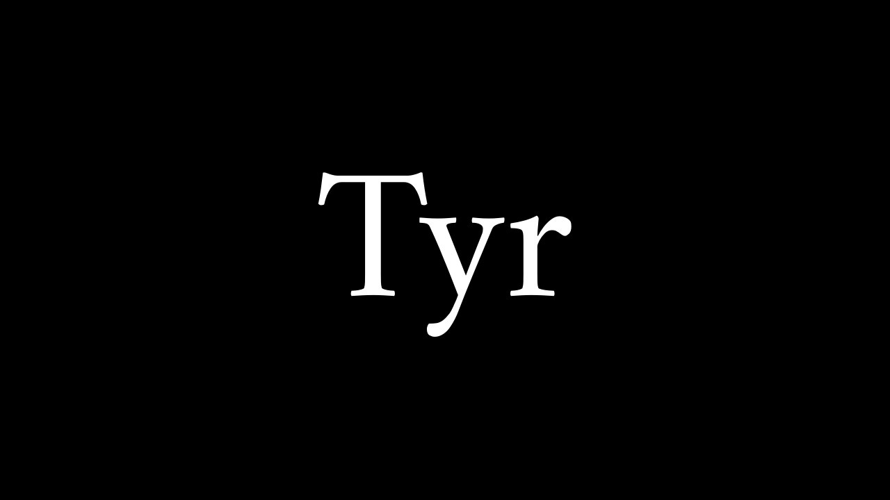 How to Pronounce Tyr (CORRECTLY)
