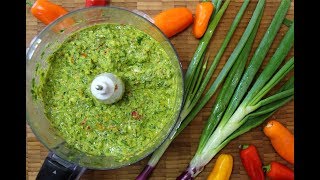 Caribbean Green Seasoning -The Ultimate Marinade | CaribbeanPot.com