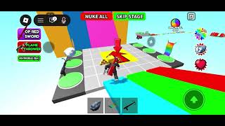 Beating hard mode on obby but you can’t jump