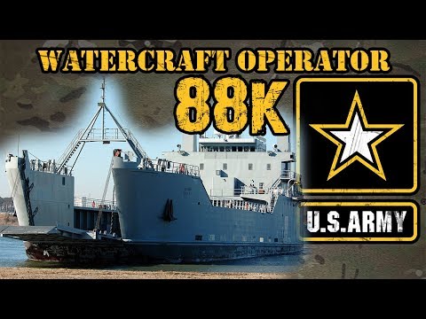 Descripción Del Trabajo Del Ejército Para El Operador De Embarcaciones Mos 88k