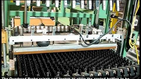 NP8200 Bulk Palletizer - Overhead Product Brake Assembly