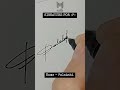 Signature for P | Palakshi | SBtellME Calligraphy and Handwriting #shorts #signature #calligraphy