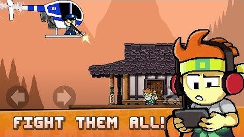 Dan The Man - Gameplay Walkthrough Part 1 - Stage 8_ Levels 1-2 (iOS, Android)
