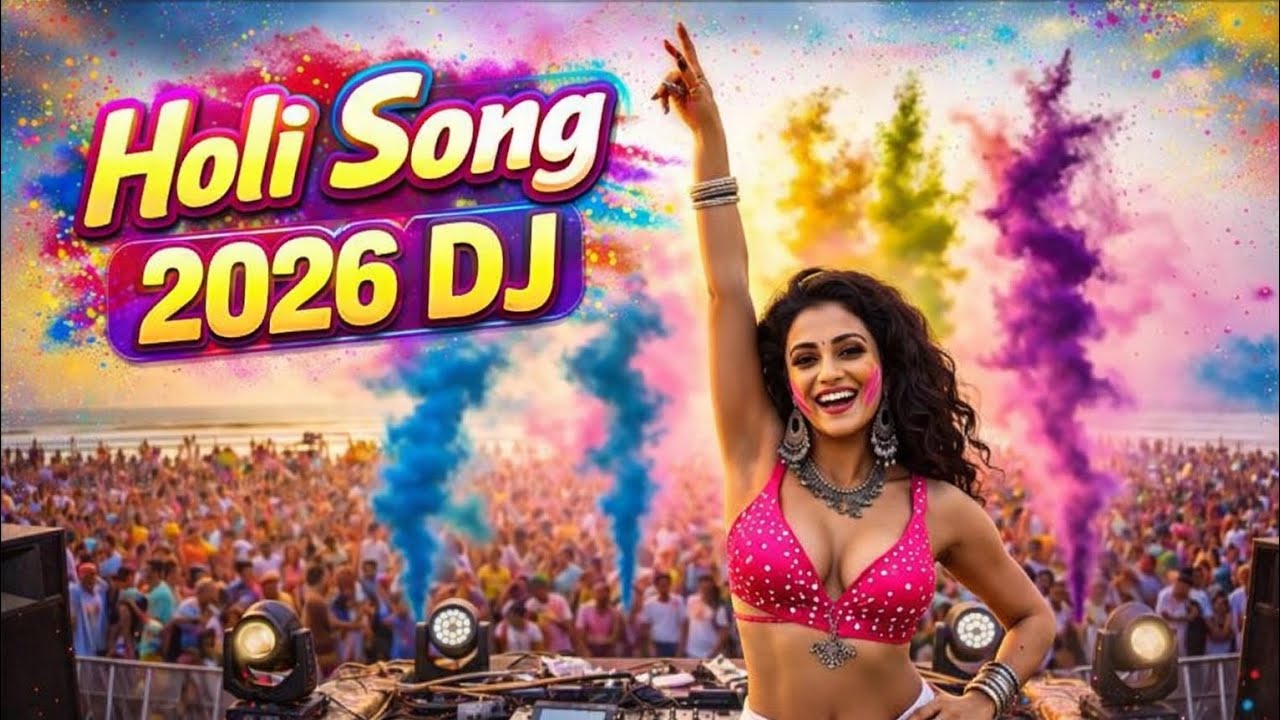 Holi Song 2026 DJ 🔥 | New Holi DJ Remix 2026 | Dance Party Holi Special