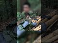 事件現場と間違えられた山の寝床 #shorts
