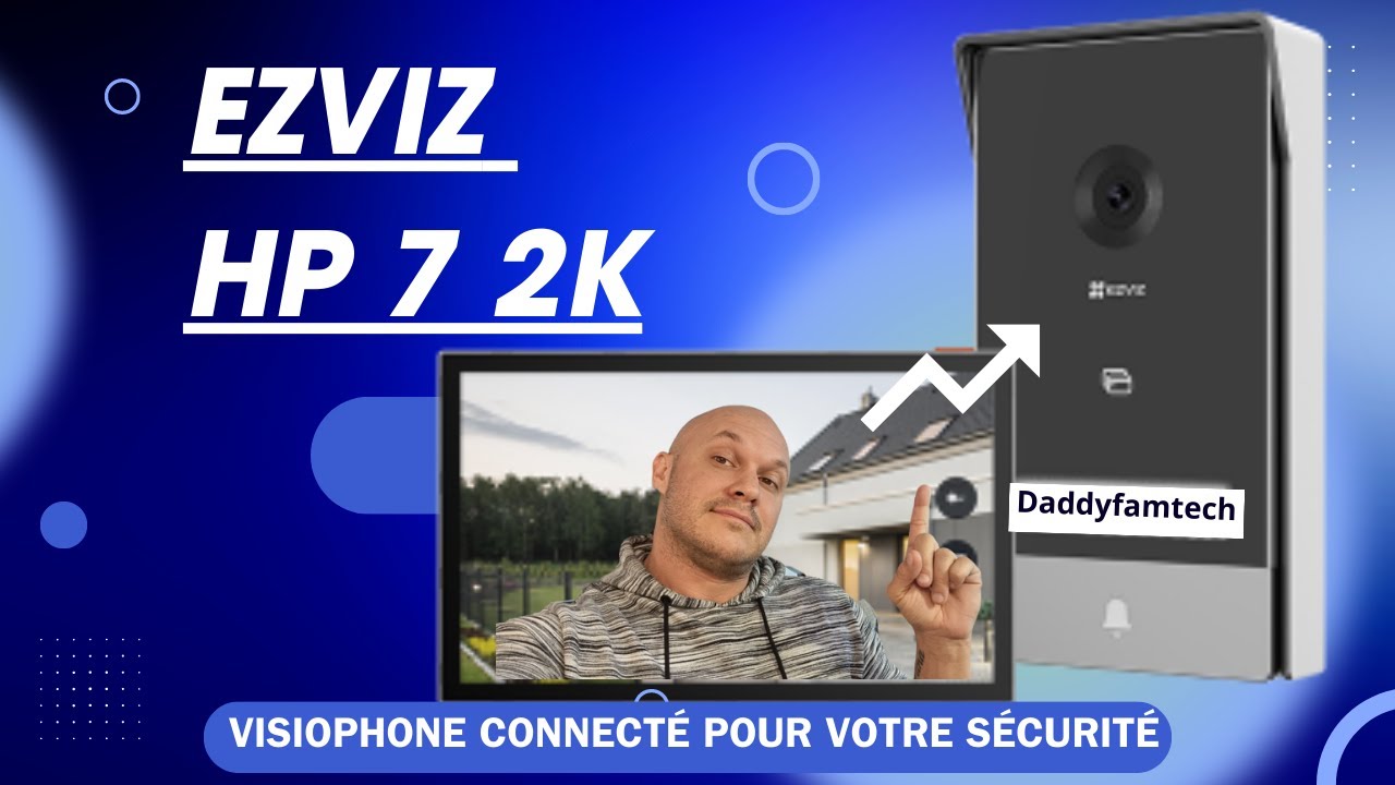 Ezviz se lance dans les visiophones connectés avec commande de portail avec  le HP7 - Les Numériques