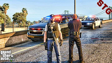 UNMARKED TAHOE| GANG UNIT PATROL!!!| #121 (GTA 5 REAL LIFE PC POLICE MOD)
