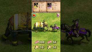 Battle Elephant vs Coustillier | Vietnamese vs Burgundians | AoE2 #shorts