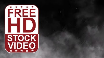 Free Stock Videos – 3 minutes VFX ground fog with dust particles floating on black BG 3D animation