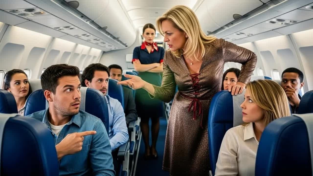 A Karen Blames Me for That Smell on the Plane — Everyone Realizes She Was Lying