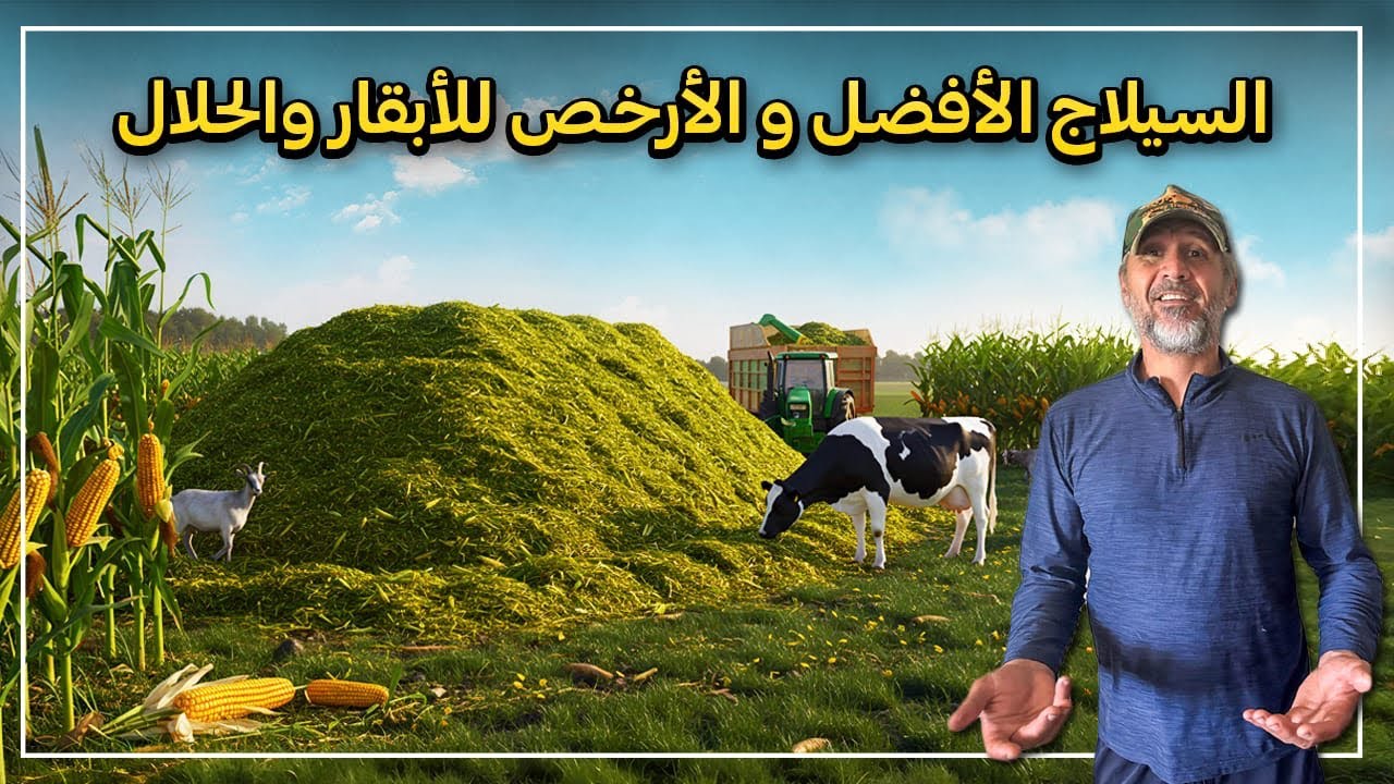 السيلاج لكل مربي ابقار وحلال الأفضل والأرخص 