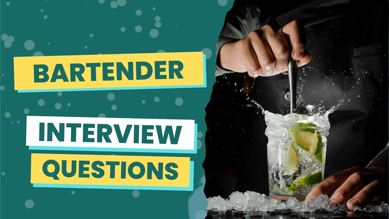 Bartender Interview Questions (with answers & tips) - YouTube