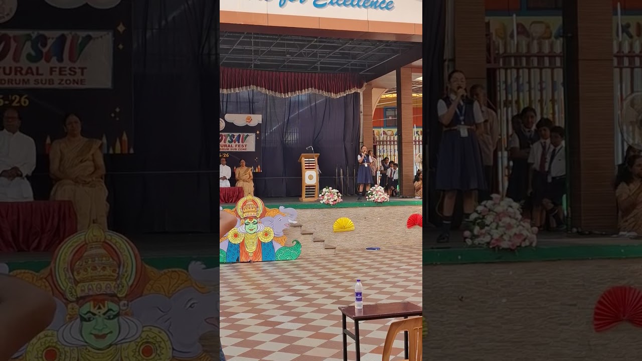 Compering at ASISC, Rangotsav #compering