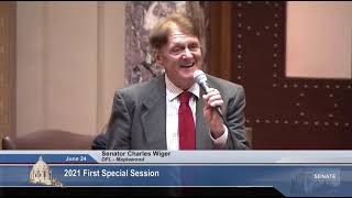 Senator Wiger honors Former Senator Bev Scalze