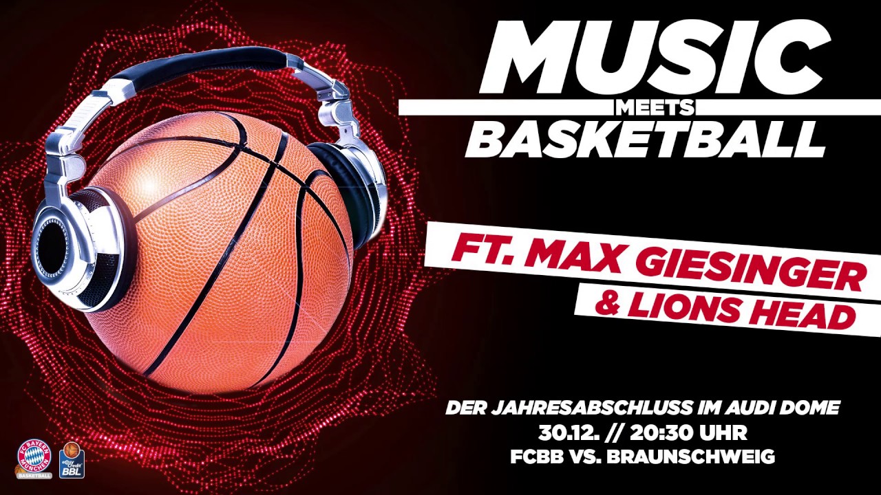 Music meets Basketball: Max Giesinger & Lions Head live im Audi Dome am 30.12.2016 fcb manila
