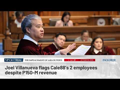 Joel Villanueva flags Cale88’s 2 employees despite P150-M revenue
