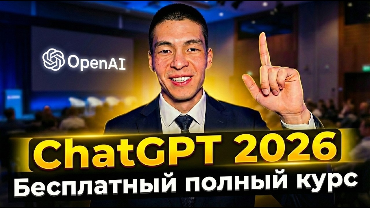 Полный курс ChatGPT 2026: от новичка до PRO — большой бесплатный курс. Все обновления и настройки