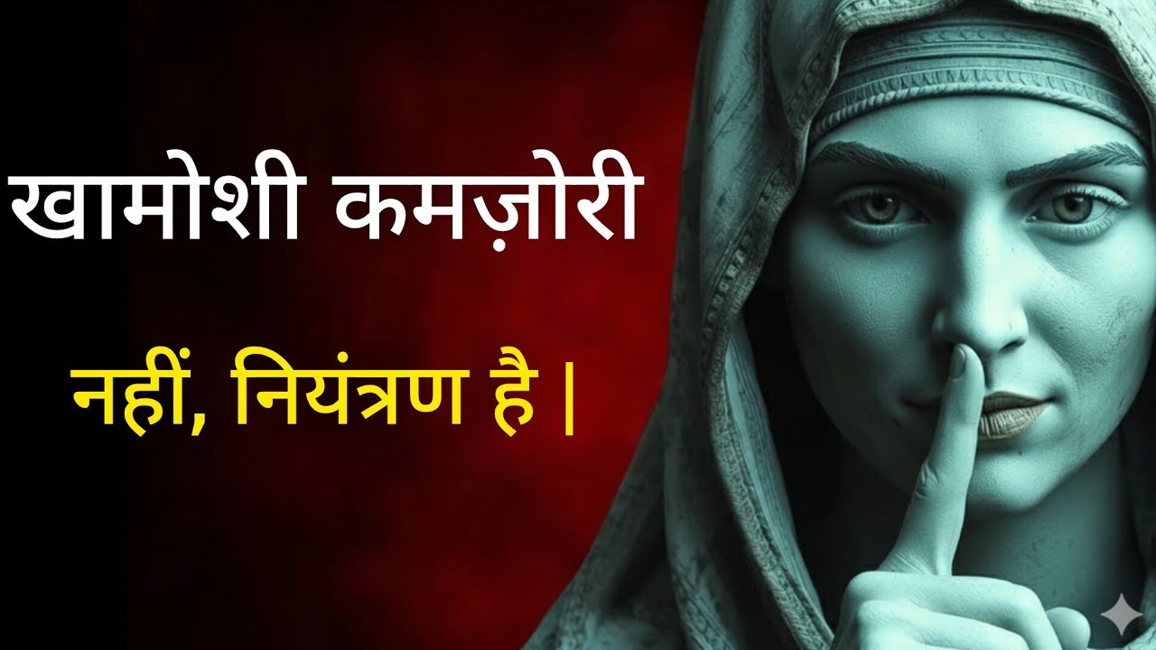 खामोशी कमज़ोरी नहीं, नियंत्रण है | Silence Is Power | Motivational Hindi Article
