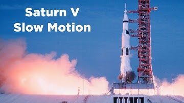 Apollo Saturn V Launch in Slow Motion
