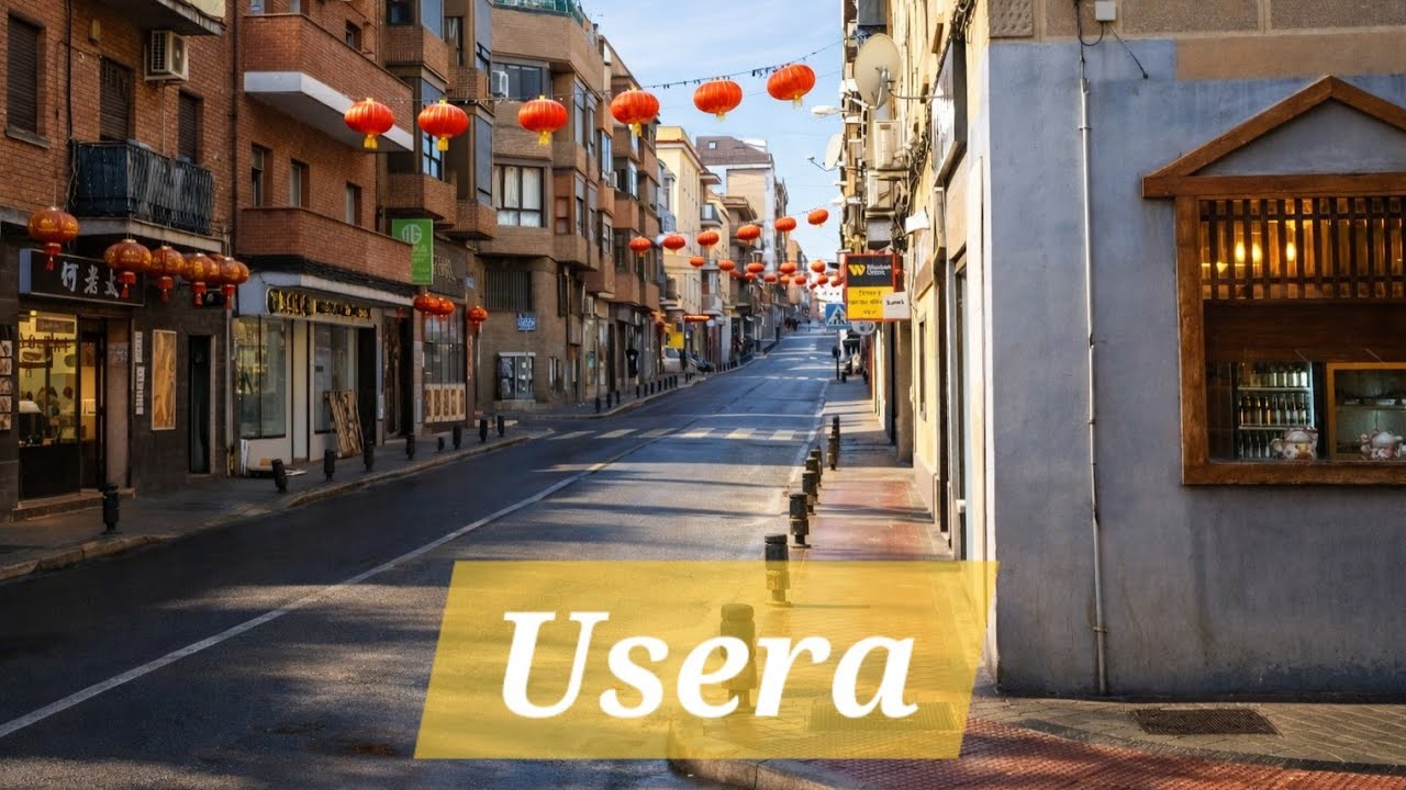 4K Paseo Relajante. Sin Comentarios. Usera. Barrio Chino de Madrid. ASMR. Slow Walk