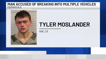 Suspect arrested following series of car break-ins