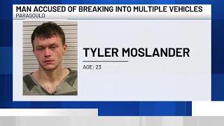 Suspect arrested following series of car break-ins
