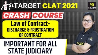 Discharge & Frustration | CLAT 2021 | Law of Contract | Legal Reasoning | Shivani Ma'am