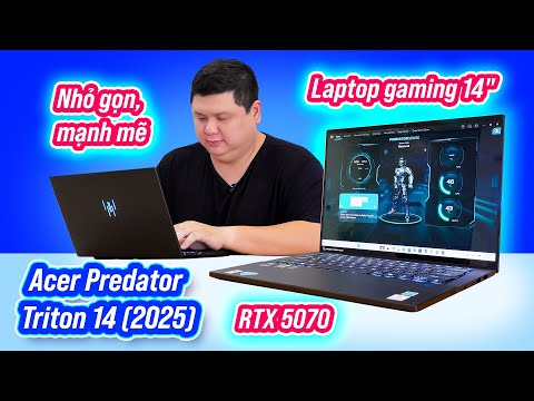 Nhỏ, nhẹ mà có rất nhiều võ (và giá cao): Laptop gaming 14" - Acer Triton 14 AI