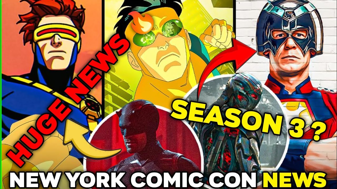 DAREDEVIL BORN AGAIN Season 2&3,PEACEMAKER Season 3 ?X-MEN 97 Season 2, INVINCIBLE - NYCC 2025 ?